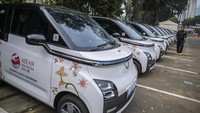 Pemerintah menyediakan 150 kendaraan listrik Wuling Air ev untuk mendukung KTT ke-43 ASEAN.  