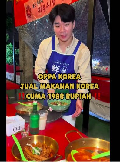 Oppa Korea buka warung tenda di Jakarta