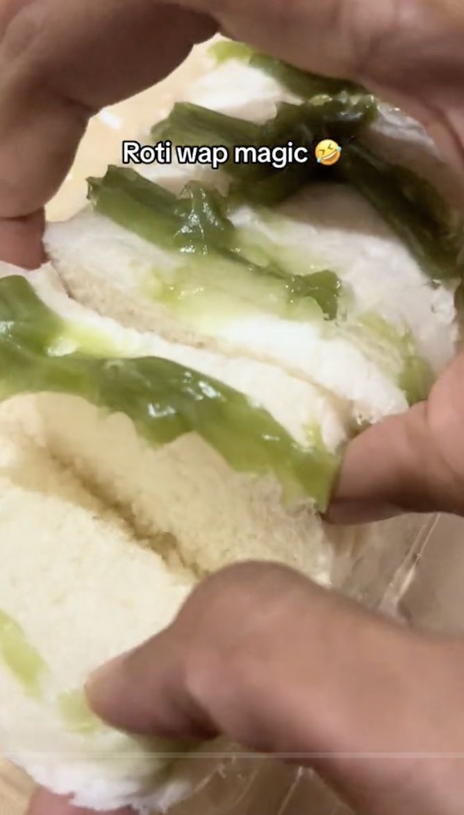 Sandwich zonk isi selainya cuma segaris