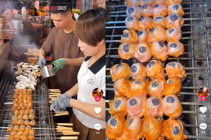 Sate mata sapi viral di China