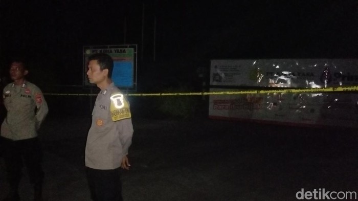 Situasi pascakebakaran pabrik pengisian gas di Indramayu, Jumat (1/9/2023).