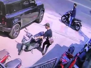 Heboh Maling Motor Bersenpi Nekat Beraksi di Siang Bolong