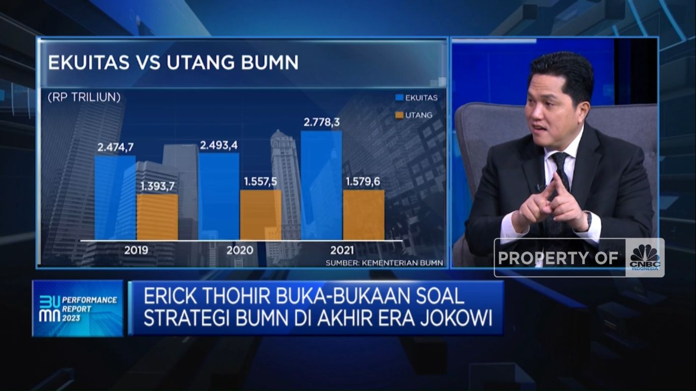 Utang Jumbo BUMN Karya, Erick Thohir: Diperbaiki Tapi Jangan Dipolitisi(CNBC Indonesia TV)