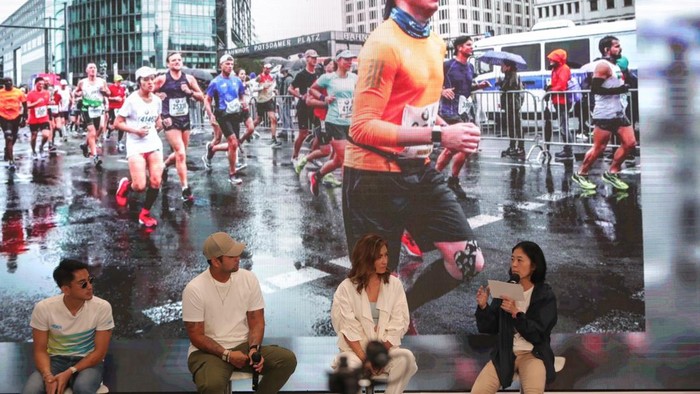 TS Media resmi akan menggelar acara olahraga  #PenasaRun Road to Berlin Marathon. Marianne Rumantir pun turut membeberkan beberapa hal mengenai perlombaan lari ini lewat konferensi pers pada Jumat (1/9/2023).