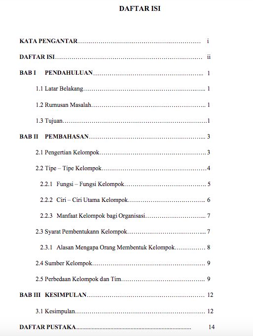 8 Contoh Daftar Isi Dan Cara Membuatnya Dengan Cepat Dan Mudah Berita