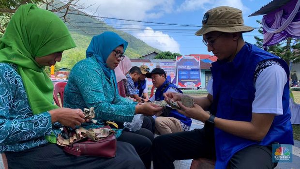 Ekspedisi Rupiah Berdaulat tiba di Banda Neira. (CNBC Indonesia/Maikel Jefriando)