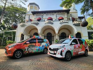 Makin Gencar Promosi, Taiwan Pamer Keindahan Wisatanya di Ratusan Mobil
