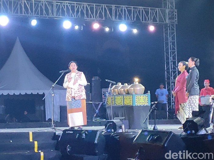 Ketua DPR Puan Maharani menutup SIPA 2023 di Benteng Vastenburg, Sabtu (2/9/2023) malam.