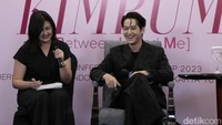 Buat acara fanmeeting hari ini, Kim Bum sudah mempersiapkan kejutan. (Foto: Atmi Ahsani Yusron/detikcom)  