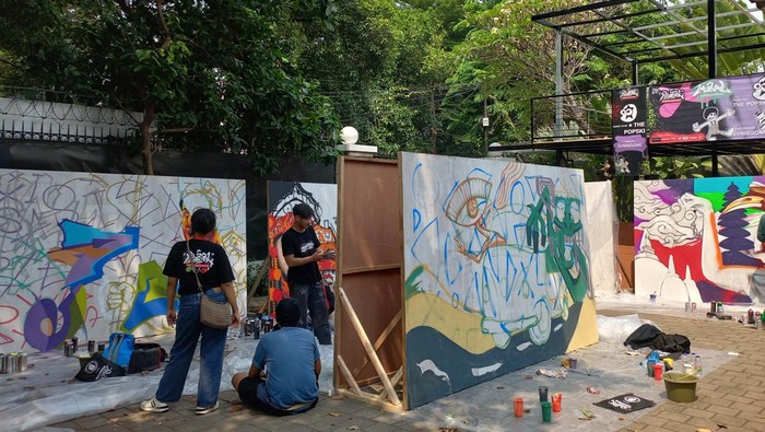 Kompetisi mural relawan Ganjar