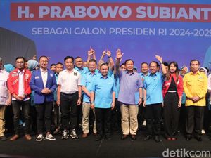 Momen Partai Gelora Resmi Dukung Prabowo Jadi Capres 2024