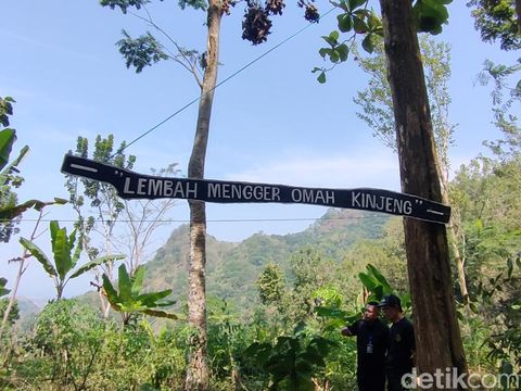Objek wisata Mengger Omah Kinjeng dan Kampung Ulat Sutra di Gunung Kukusan, Kulon Progo, DIY, Sabtu (2/9/2023).