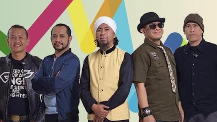 PAS Band tampil di West Java Festival 2023.