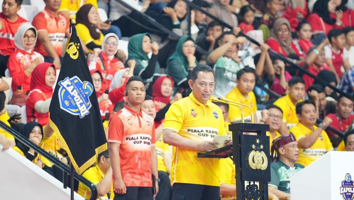 Pertandingan volly Kapolri Cup 2023