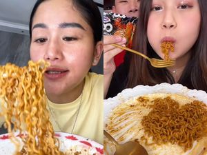 Kepedasan! Begini Reaksi Sisca Kohl dan Farida Nurhan Saat Cicip Mie Gaga