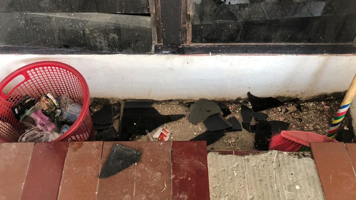 Rumah di Padang yang dijadikan tempat ibadah jemaat gereja. (M Afdal/detikSumut)