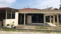 Rumah di Padang yang dijadikan tempat ibadah jemaat gereja tampak sepi. (M Afdal/detikSumut)