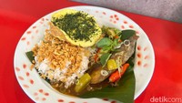 Ini dia menu terbaru mereka, Nasi Gulai Tongkol Asam Padeh. Harganya Rp 29 ribu, porsinya juga mengenyangkan. Foto: Detikcom / Atiqa Rana