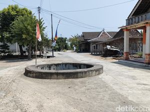 Uniknya Sumur Kawak, Menganga di Tengah Jalan Desa Taraman Sragen