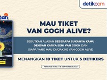 detikcom Bagi-bagi Tiket Gratis Van Gogh Alive Nih, Yuk Ikutan!