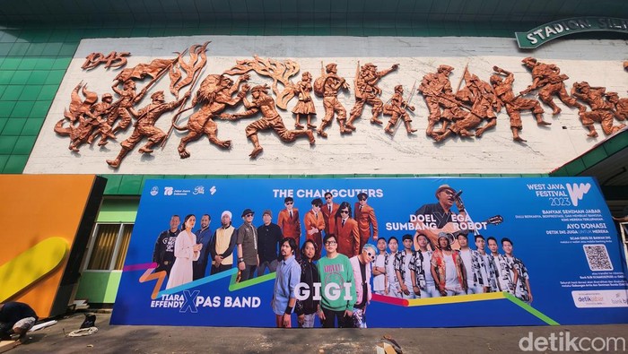 Suasana di Stadion Siliwangi jelang WJF 2023.