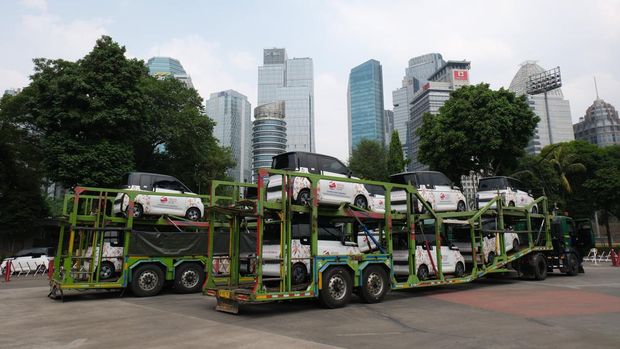 Wuling Air ev jadi kendaraan resmi KTT ASEAN 2023.