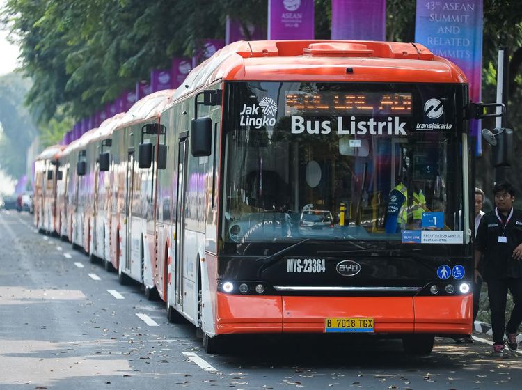24 Bus Listrik Siap Dukung Penyelenggaraan KTT ASEAN