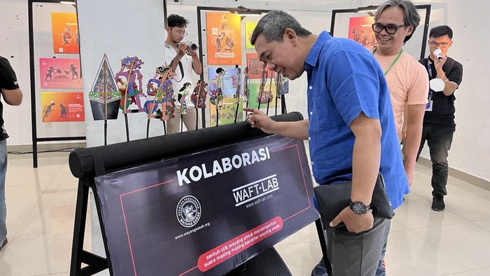 Festival Komunitas Seni Media 2023 (FKSM) di Taman Budaya Mataram, Sabtu (3/9/2023). (Foto: Helmy Akbar/detikBali)