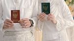 7 Senyum Larissa Chou Dinikahi Ikram Rosadi: A, Kuatkan Pundakmu Ya