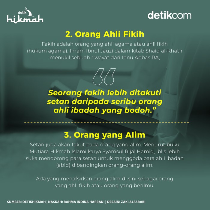 Golongan Manusia yang Ditakuti Setan