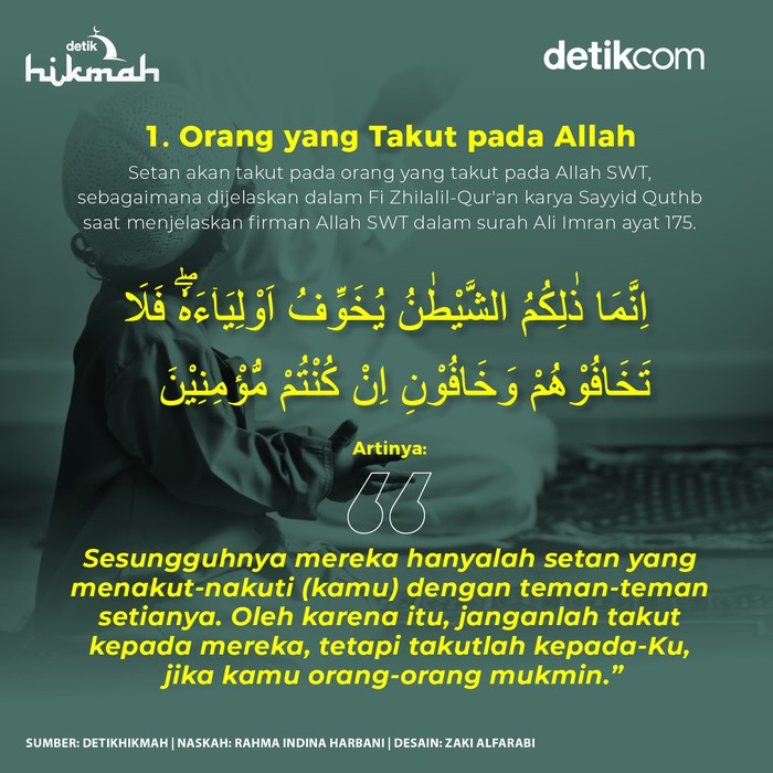 Golongan Manusia yang Ditakuti Setan Golongan Manusia yang Ditakuti Setan