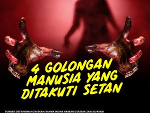 Infografis: 4 Golongan Manusia yang Ditakuti Setan