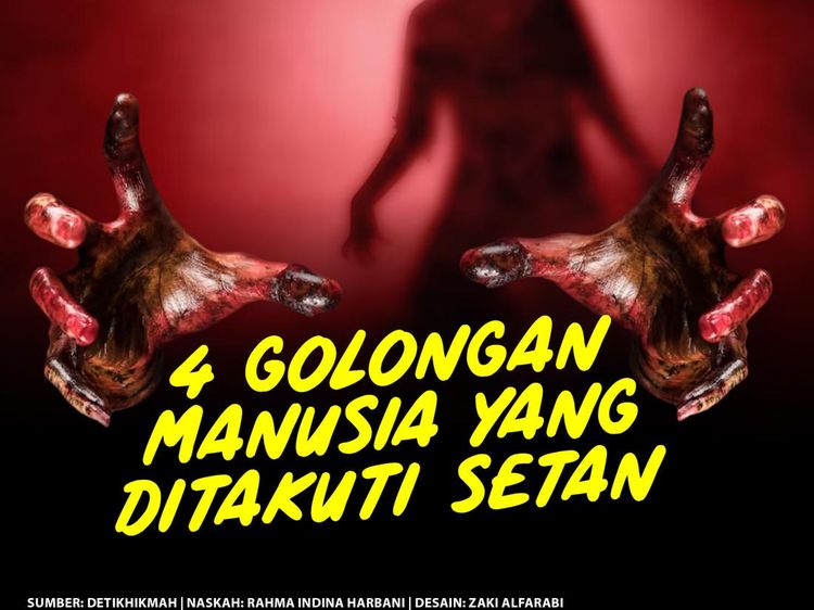 Infografis: 4 Golongan Manusia yang Ditakuti Setan