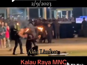 Viral Atraksi Sembur Api Limbad di Madiun Berujung Insiden Jenggot Terbakar
