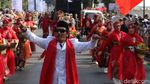 Kemeriahan Parade Karnaval West Java Festival 2023