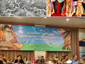 Gaya Lukisan I Gusti Made Deblog-Tari Baris Kekupu Ditetapkan Jadi WBTB 2023