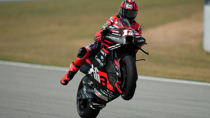 Maverick Vinales di MotoGP Catalunya 2023