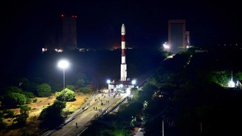 Menteri Dalam Negeri India Amit Shah, melalui platform media sosial X, mengatakan peluncuran Aditya-L1 merupakan langkah besar menuju visi Perdana Menteri Modi. Foto: ISRO