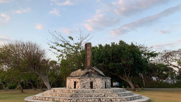 Monumen bersejarah di Peninsula Island, ITDC, Nusa Dua, Bali. (Siti Mu'amalah)