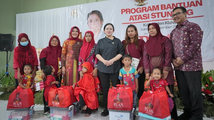 Puan Maharani dan Bupati Klaten Sri Mulyani