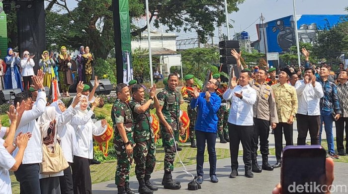 Rangkaian perayaan HUT Korem Suryakencana di Alun-alun Kota Bogor