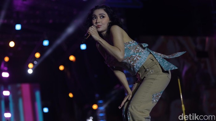 Wika Salim saat tampil di WJF 2023.