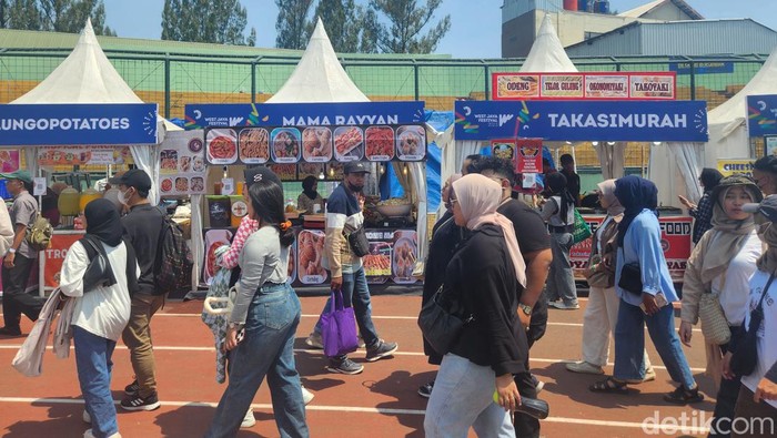 Suasana area foodcourt WJF 2023.