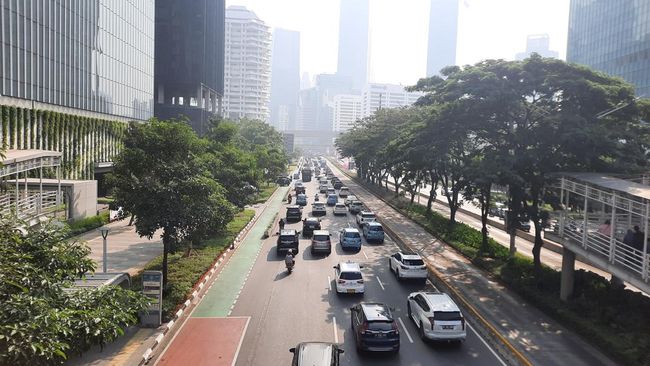 Ada Rekayasa Lalin Selama KTT ASEAN, Begini Kondisi Lalin di Jl Sudirman