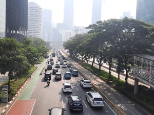 Ada Rekayasa Lalin Selama KTT ASEAN, Begini Kondisi Lalin di Jl Sudirman