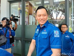 AHY Tiba di DPP Demokrat Jelang Rapat Penentuan Arah Koalisi