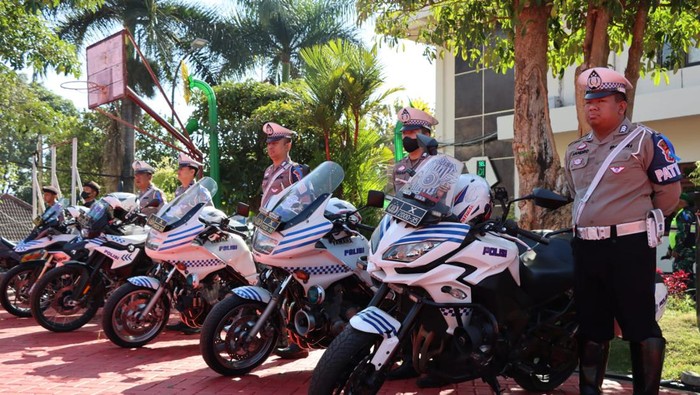 Apel Operasi Zebra Semeru di Polres Kota Batu