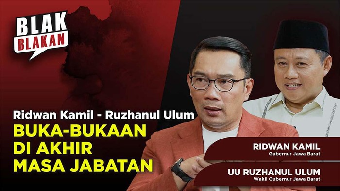 Blak-blakan ridwan kamil uu ruzhanul