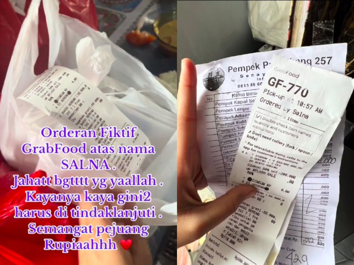 Didatangi 5 driver ojol yang bawa pesanan fiktif.