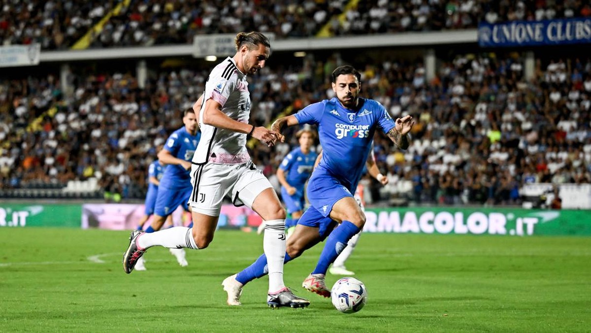Juventus mencuri tiga angka dari tuan rumah Empoli usai menang 2-0 (Foto: Twitter @juventusfc)